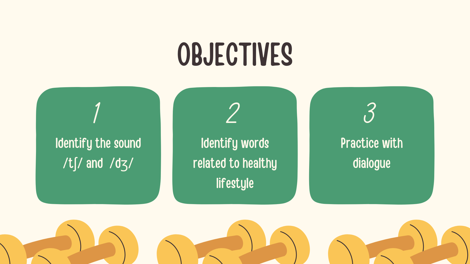 1. Objectives